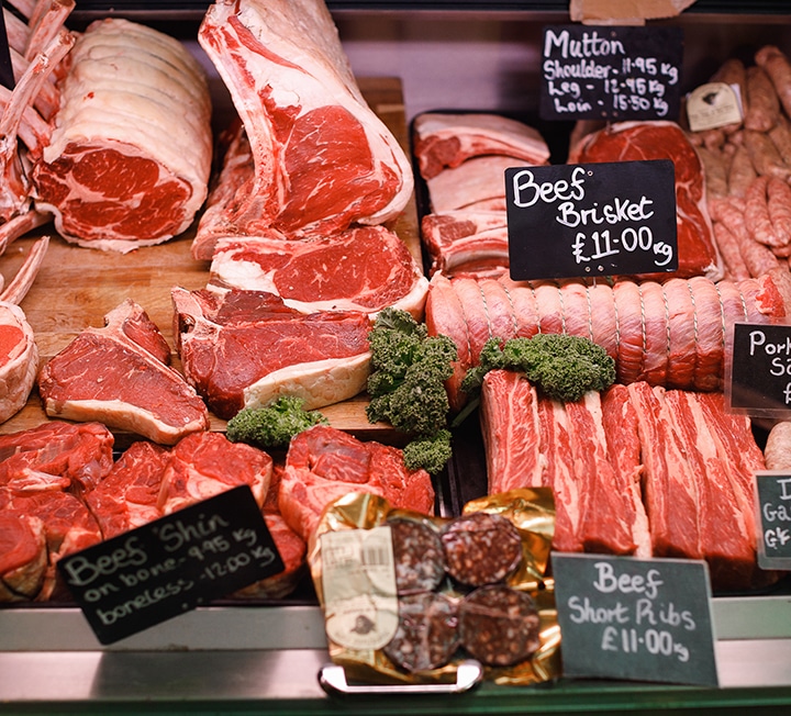 Northfield Farm meat counter