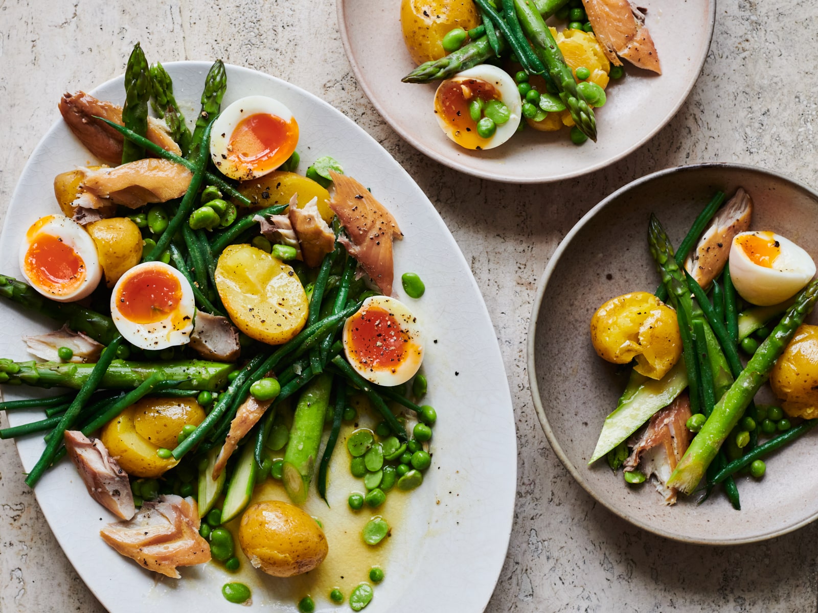Smoked mackerel potato salad made from Borough Market ingredients