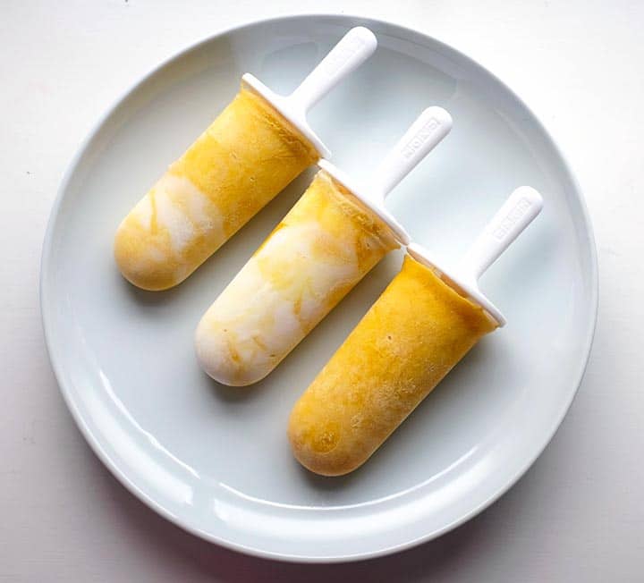 Mango, coconut, turmeric & ginger ices 2