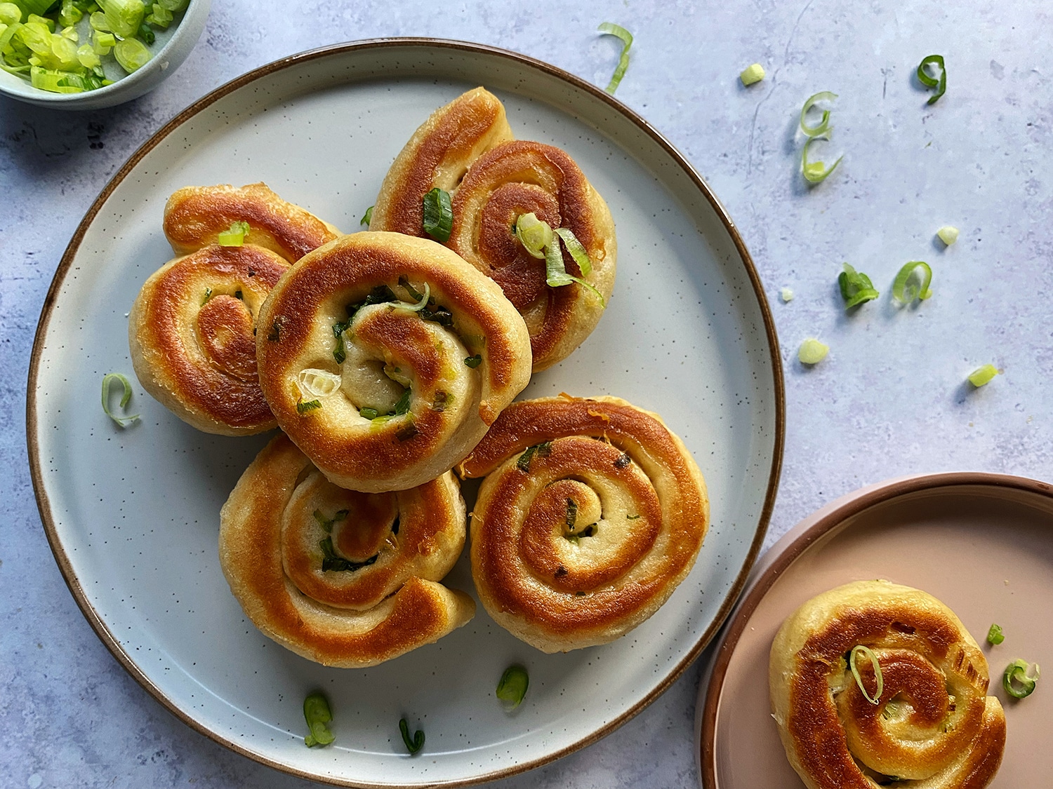 Humble fried spring onion bao made with Borough Market ingredients