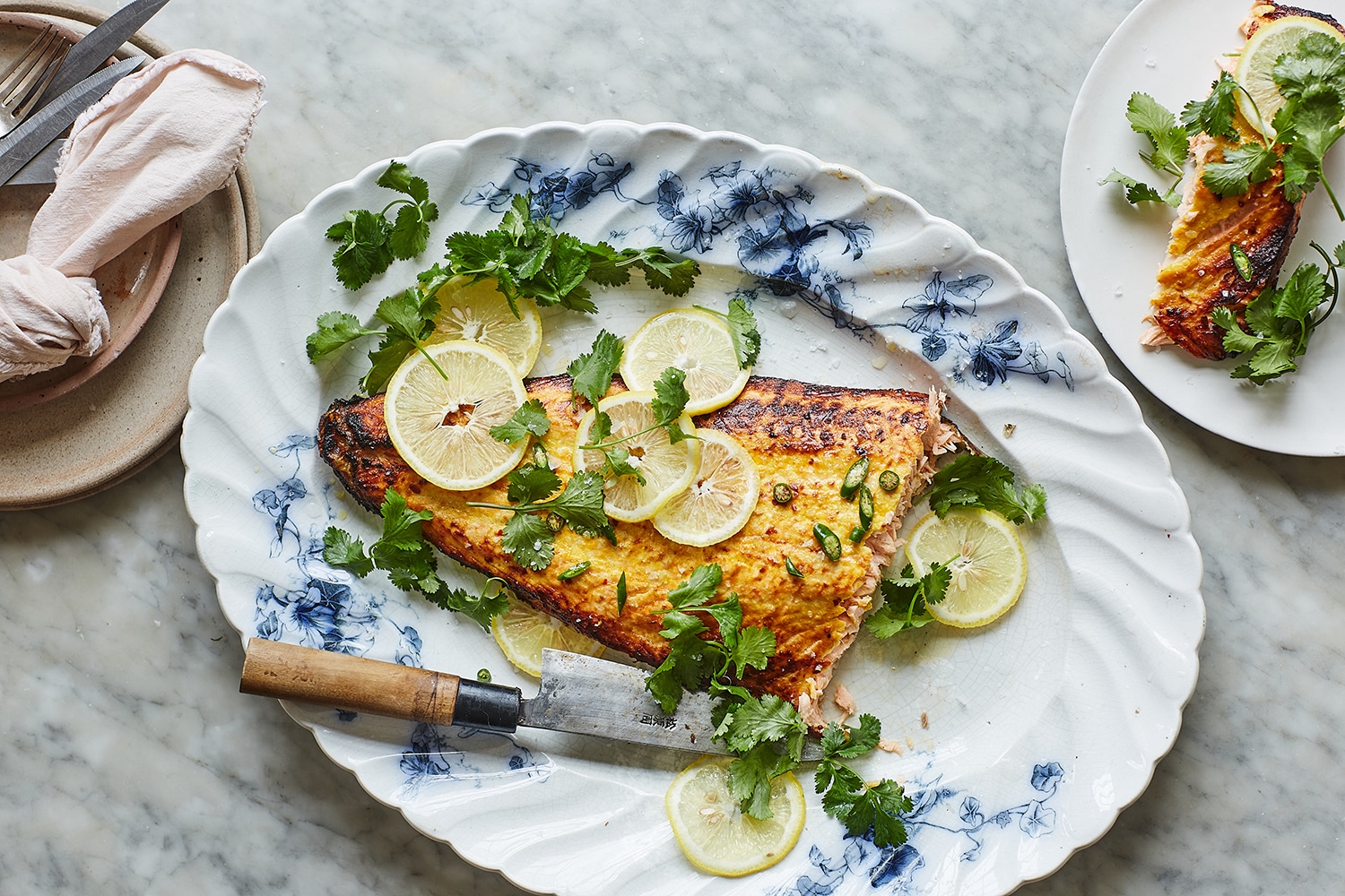 Tandoori salmon made with Borough Market ingredients